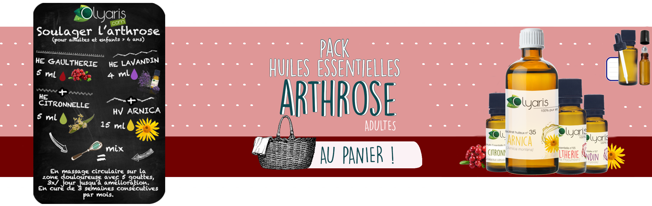 Arthrose et Huiles Essentielles par Olyaris